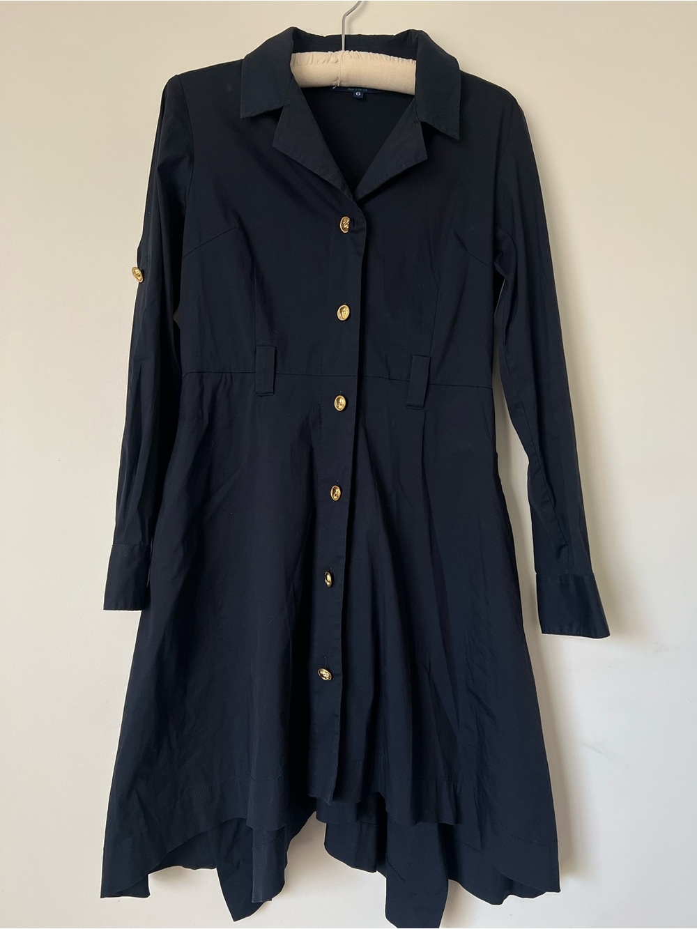 Blue Button Dress